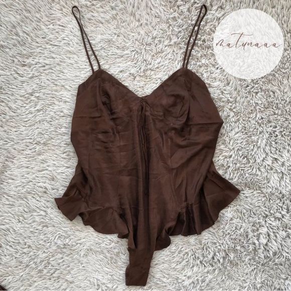 Skims Silk Teddy in Cocoa 4X - Picture 1 of 3